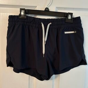 Vuori Navy Blue Clementine 2.5” shorts